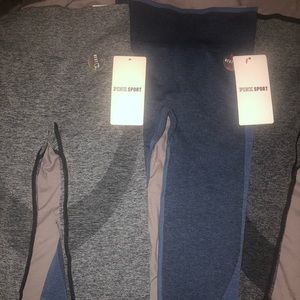 NEW pink sport seamless leggings